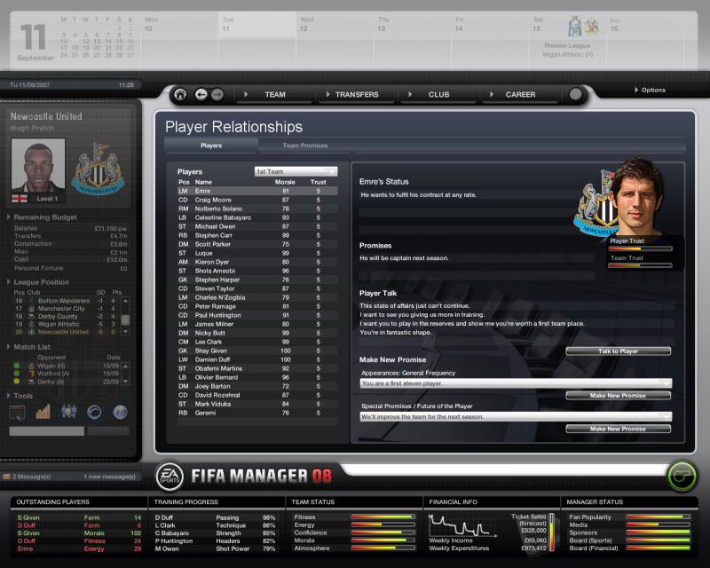 FIFA Manager 08 - screenshot 6