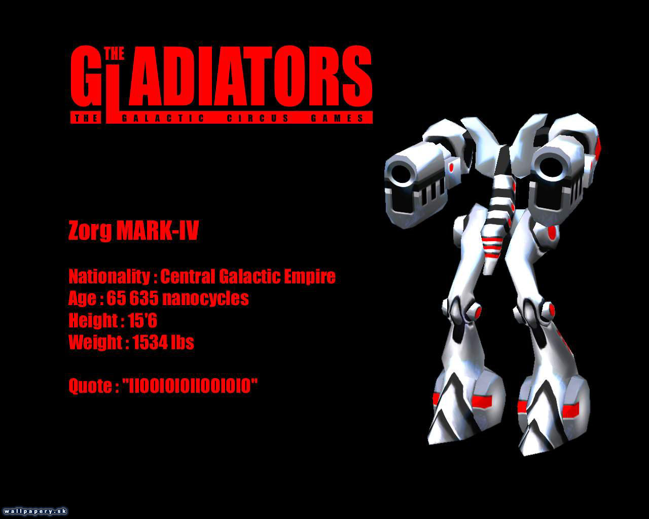 The Gladiators: The Galactic Circus Games - wallpaper 3