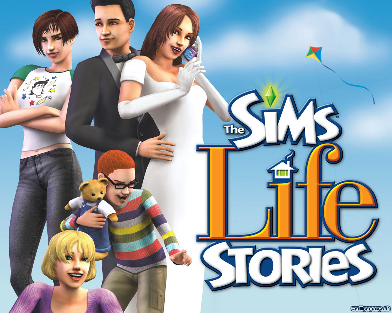 The Sims Life Stories - wallpaper 1