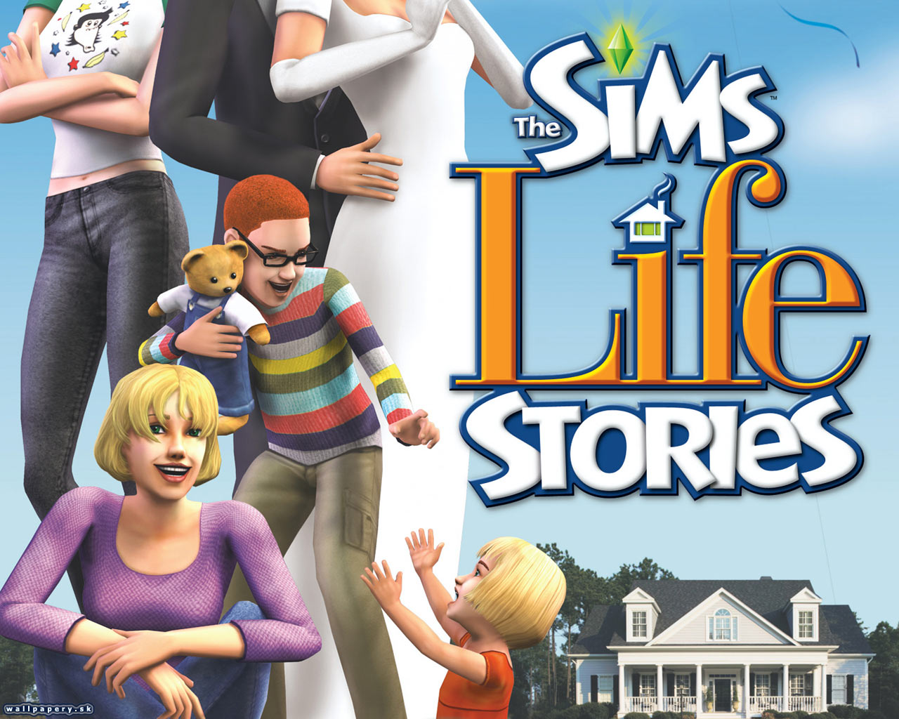 The Sims Life Stories - wallpaper 2