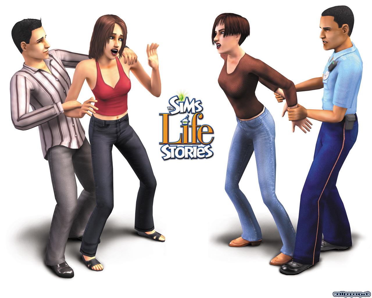The Sims Life Stories - wallpaper 4