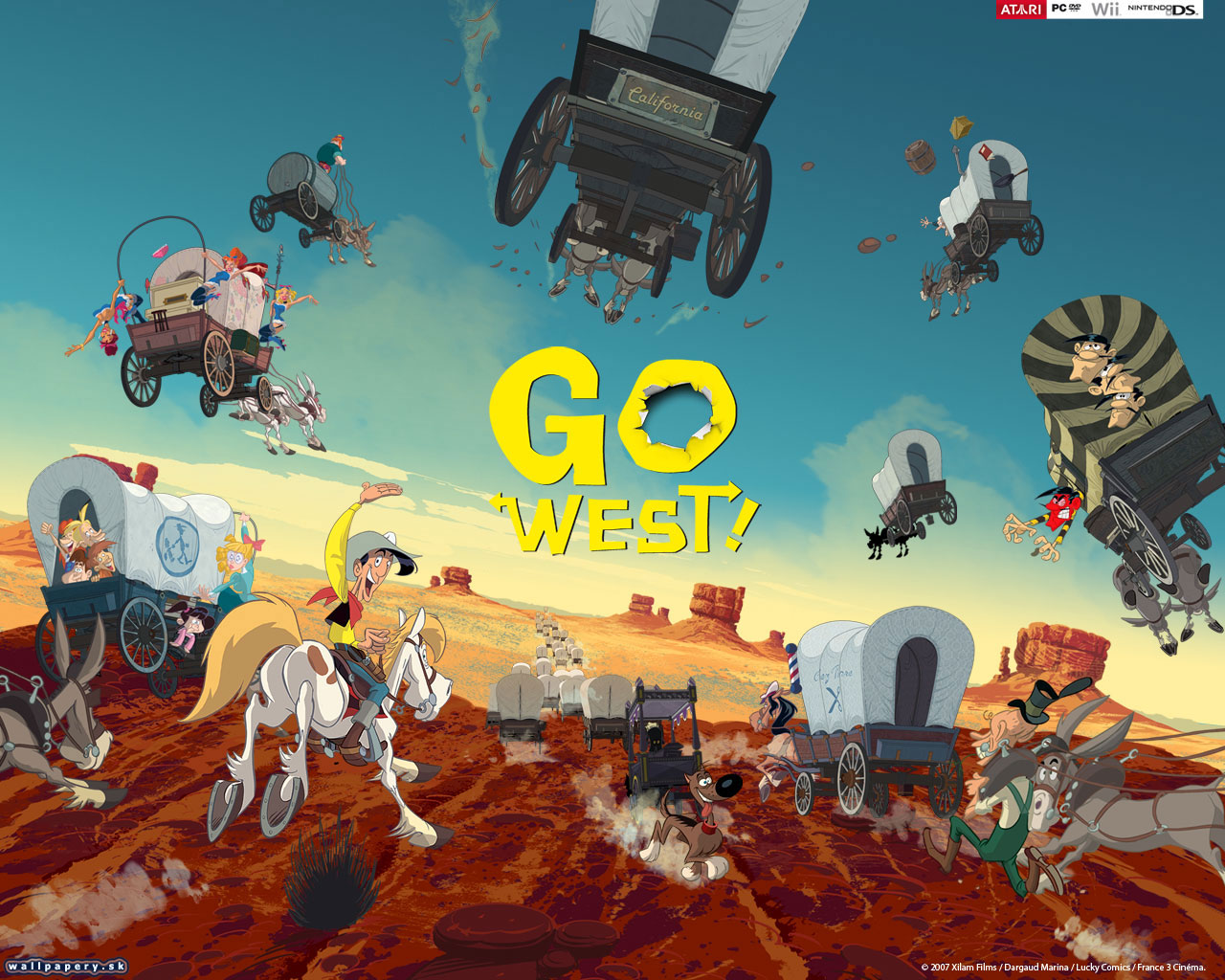 Lucky Luke: Go West! - wallpaper 1