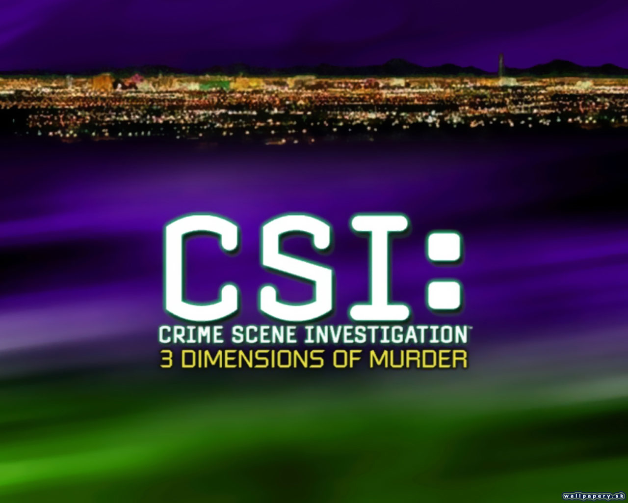 CSI: 3 Dimensions of Murder - wallpaper 2
