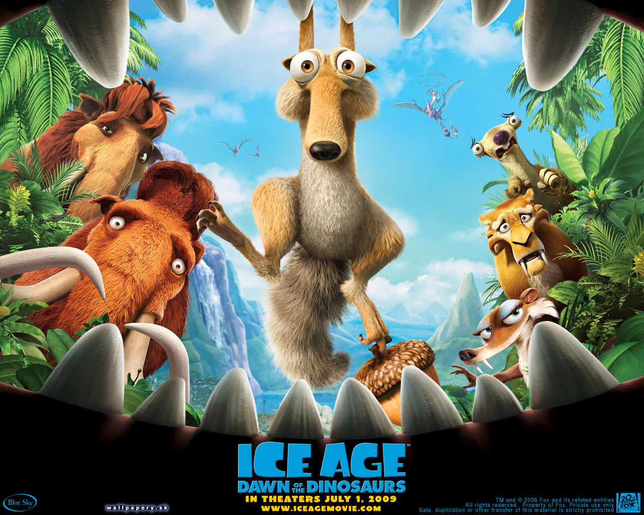 Ice Age 3: Dawn of the Dinosaurs - wallpaper 8