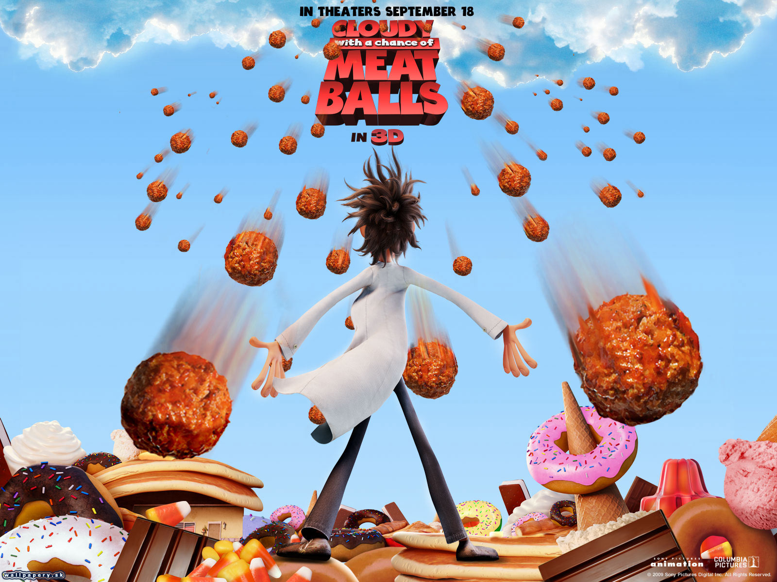 Cloudy with a Chance of Meatballs - wallpaper 1