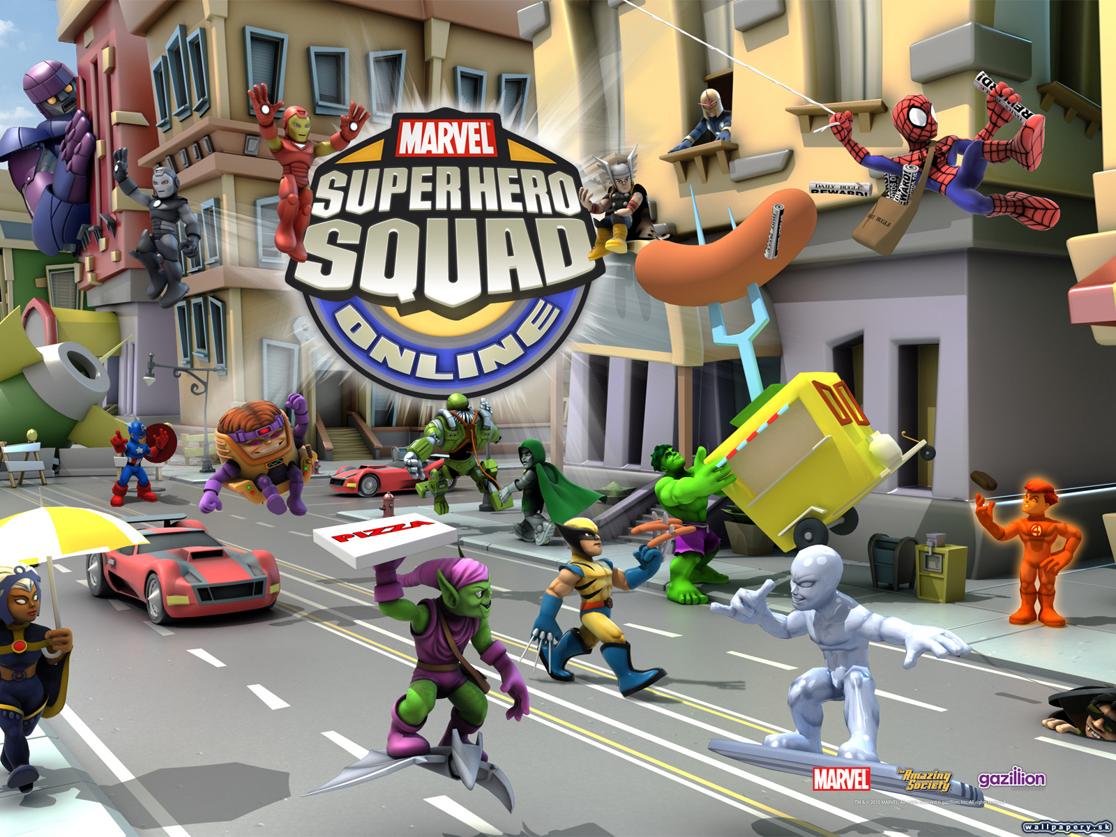Super Hero Squad Online - wallpaper 2