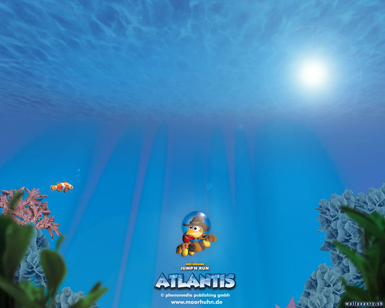 Moorhuhn Atlantis - wallpaper 2