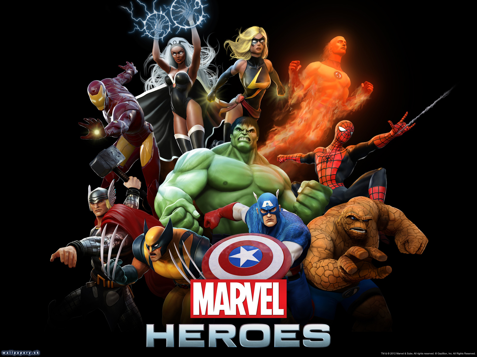 Marvel Heroes - wallpaper 1