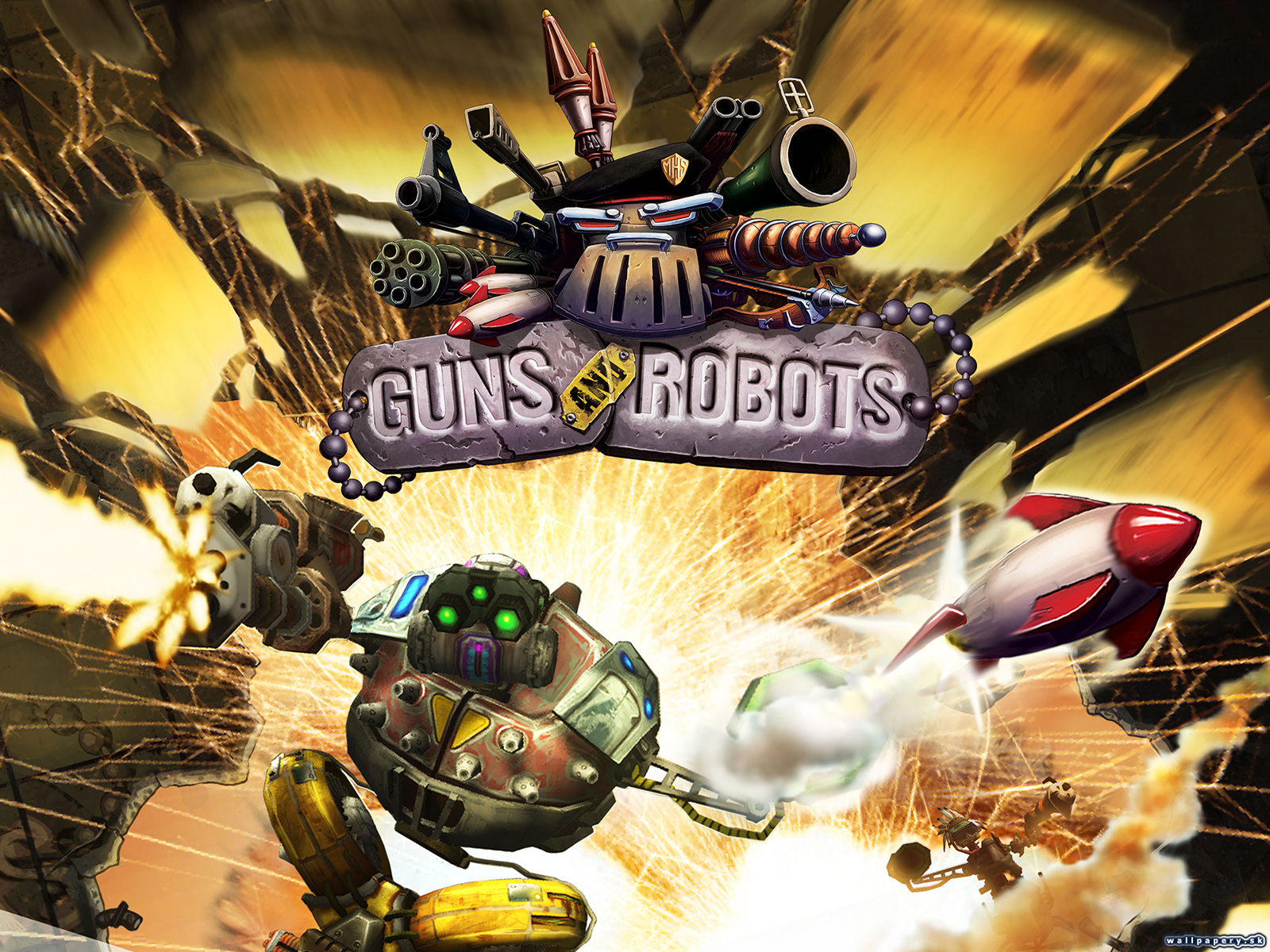 Guns and Robots - wallpaper 2