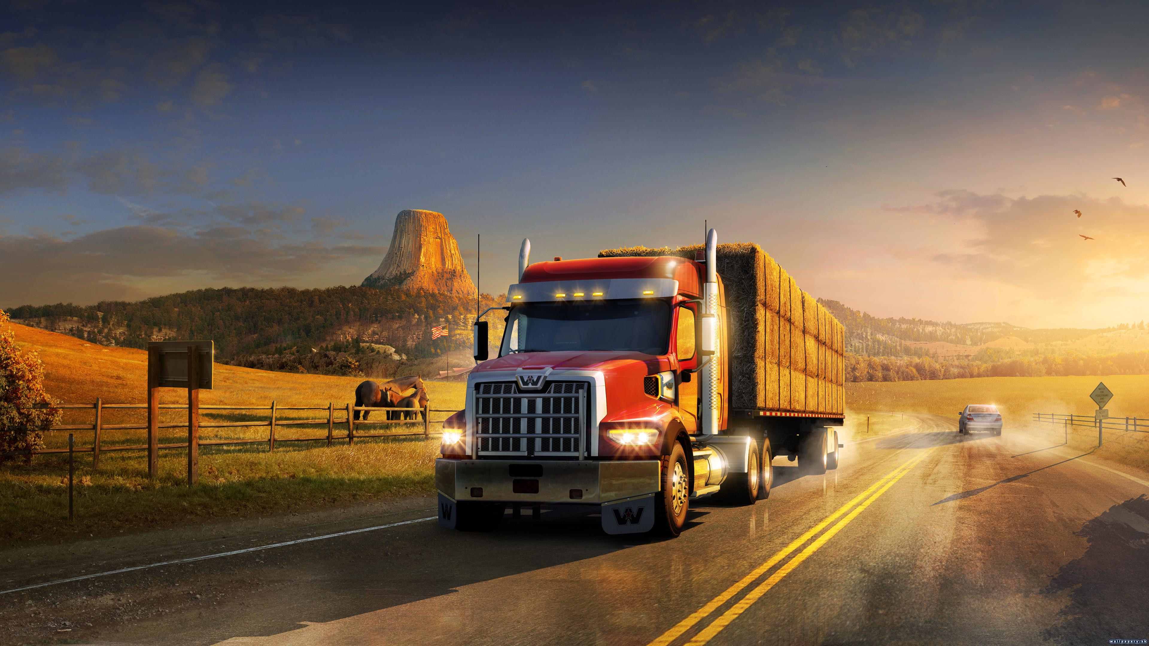 American Truck Simulator - Wyoming - wallpaper 1