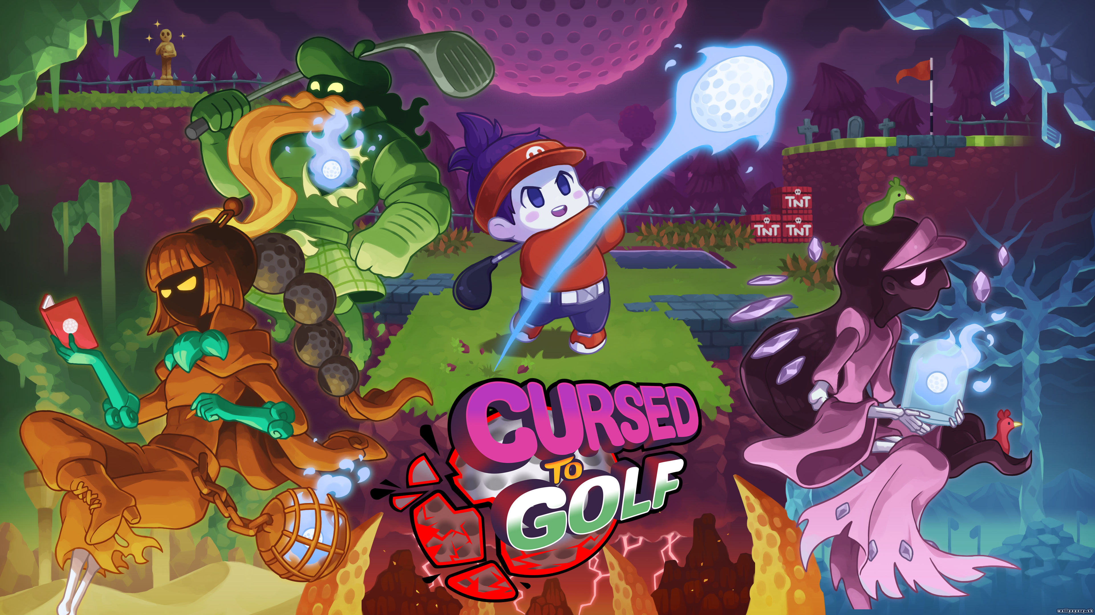 Cursed to Golf - wallpaper 1