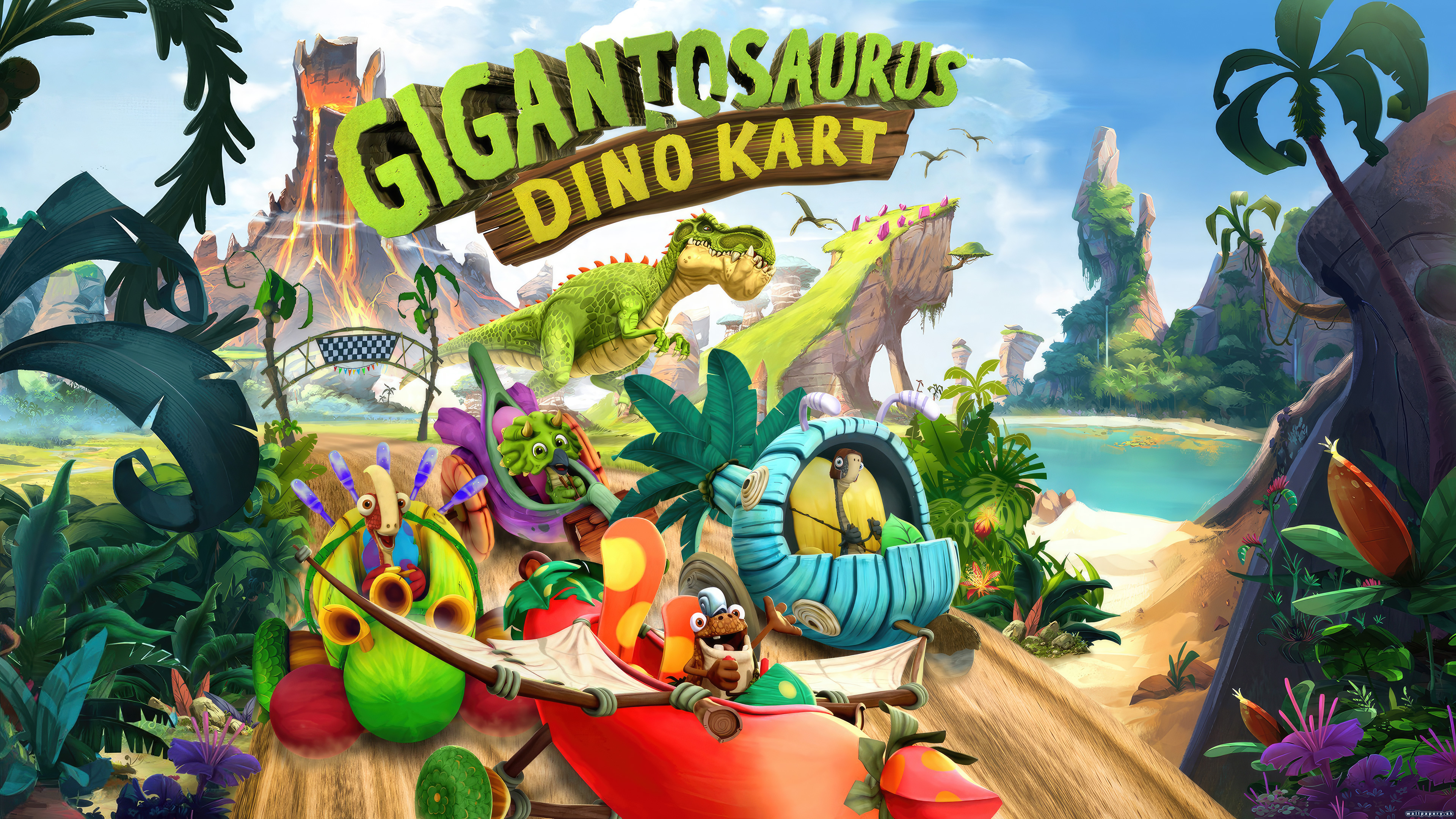 Gigantosaurus: Dino Kart - wallpaper 1