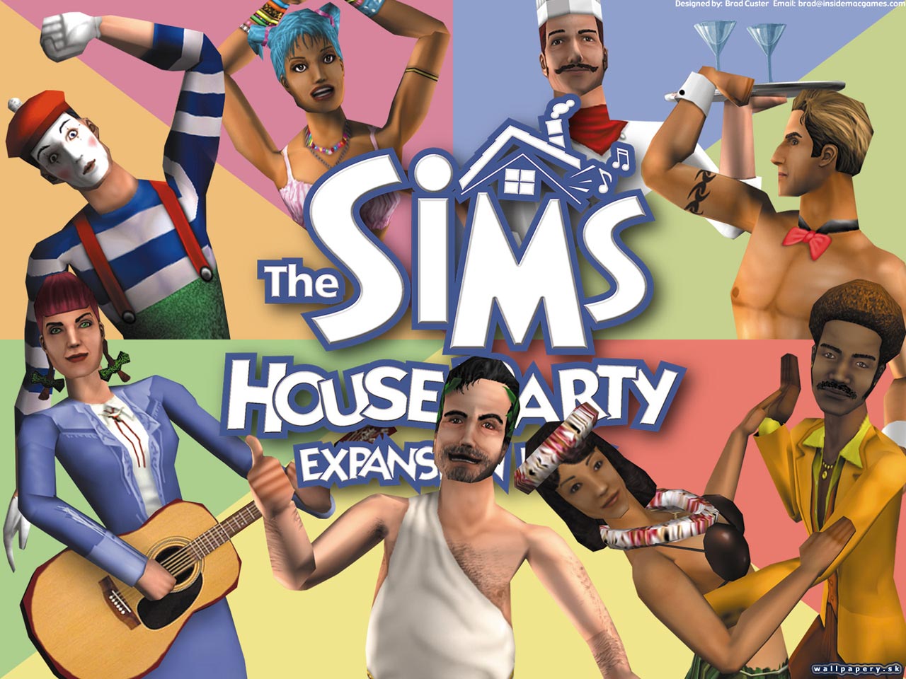 The Sims: House Party - wallpaper 3